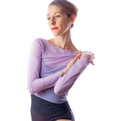 Ballet Rosa Natasha Long Sleeve Mesh Cover Up