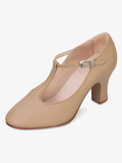 Bloch "Chord" T-Strap Character Shoes with 3" heel