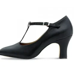 Bloch "Chord" T-Strap Character Shoes with 3" heel