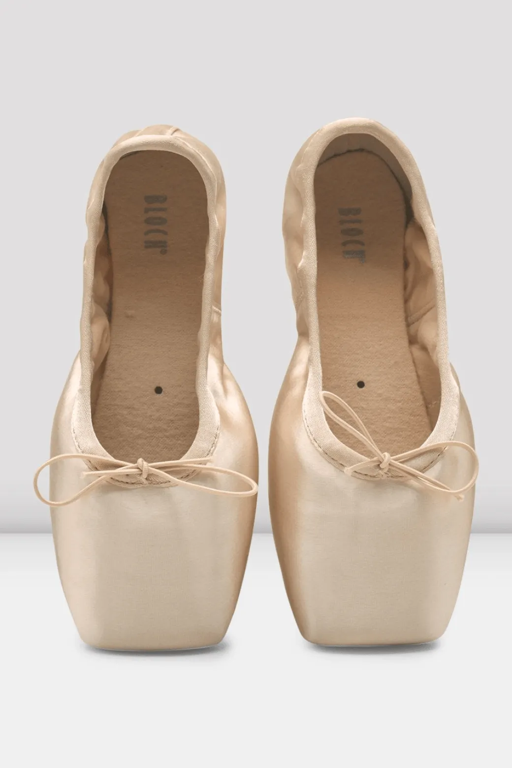 Bloch "Elegance Stretch" Satin Pink Pointe Shoes Pink