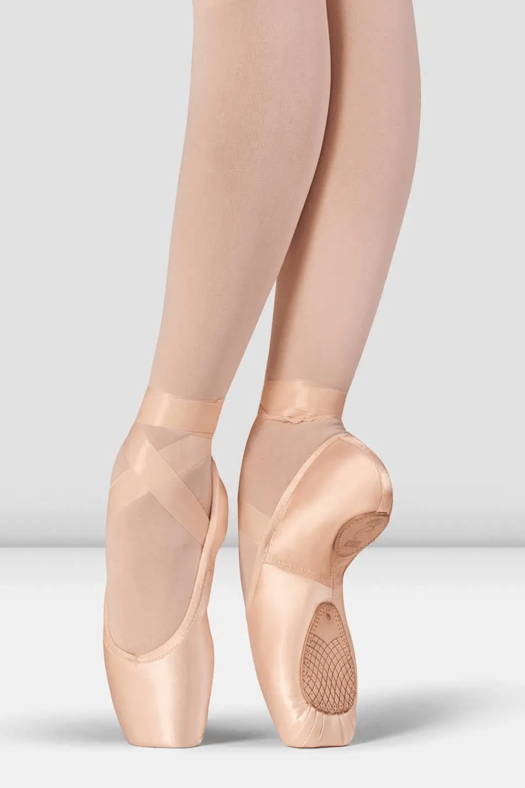 Bloch "Elegance Stretch" Satin Pink Pointe Shoes Pink