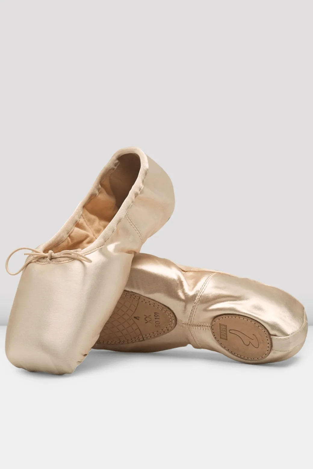 Bloch "Elegance Stretch" Satin Pink Pointe Shoes Pink