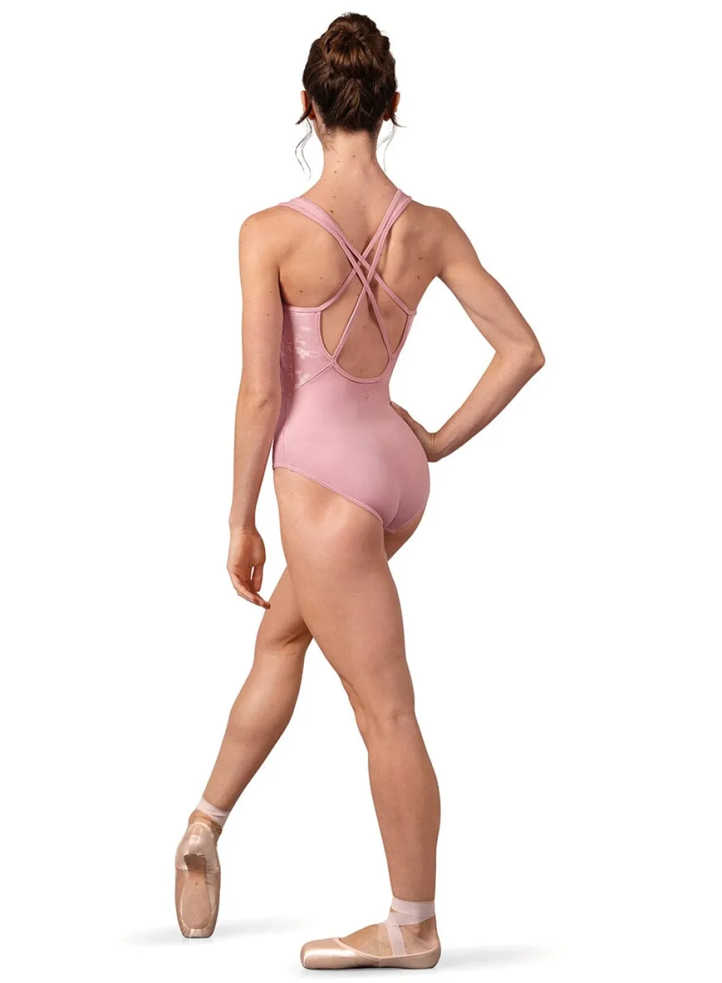 Bloch Kira Floral Embossed Camisole Leotard