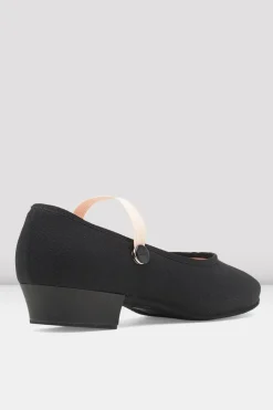 Bloch Ladies Canvas 1" Heel Character Shoes