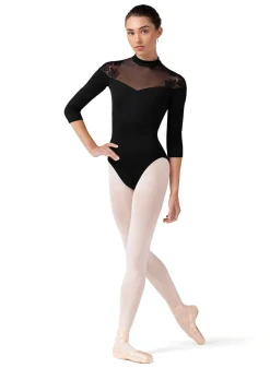 Bloch L60001 Calista Sweetheart 3/4 Sleeve Leotard