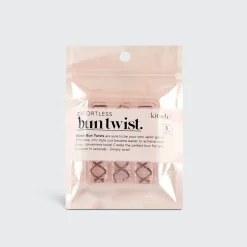 Bun Twist 3pc Brown