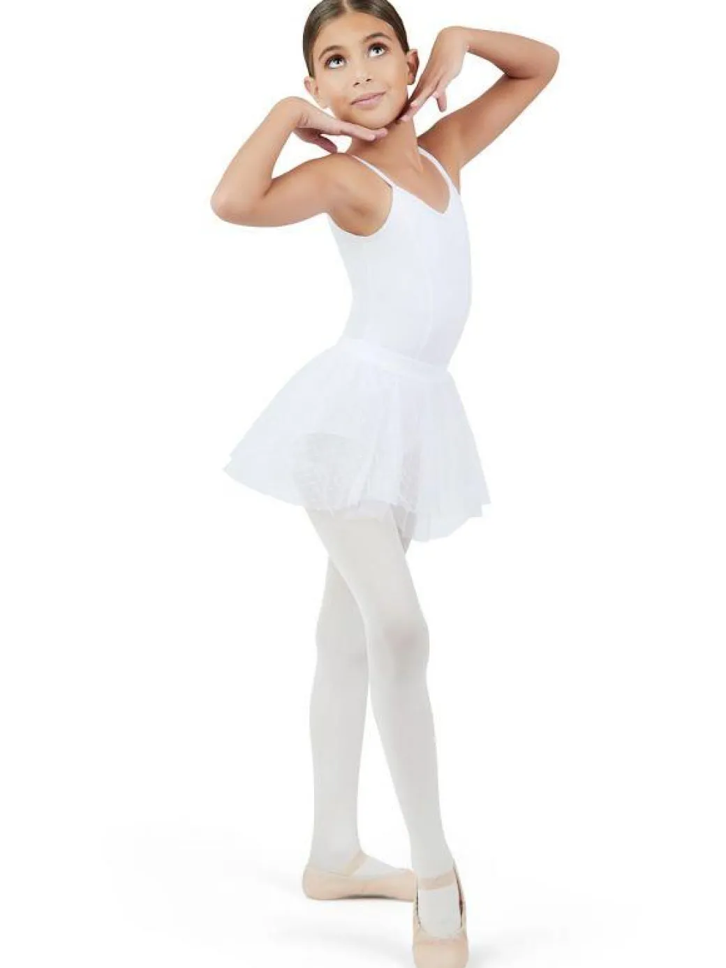 Capezio Double Layer Girls Pull On Skirt