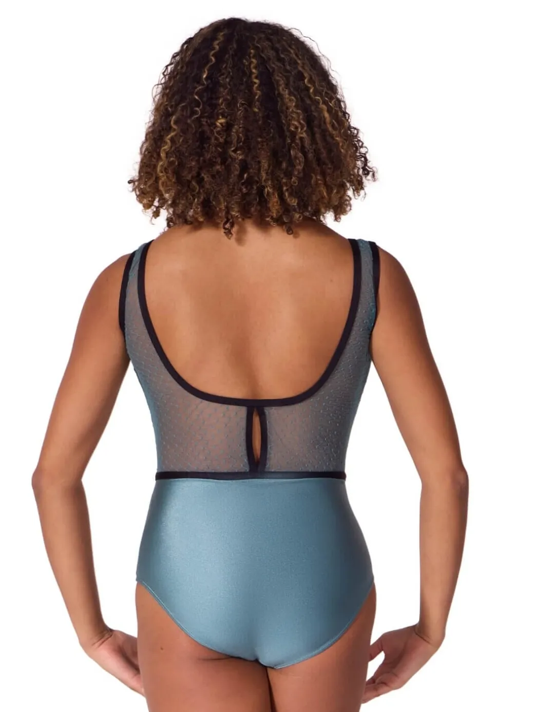 Capezio Enchanted Contrast Graceful Tank Leotard Adult