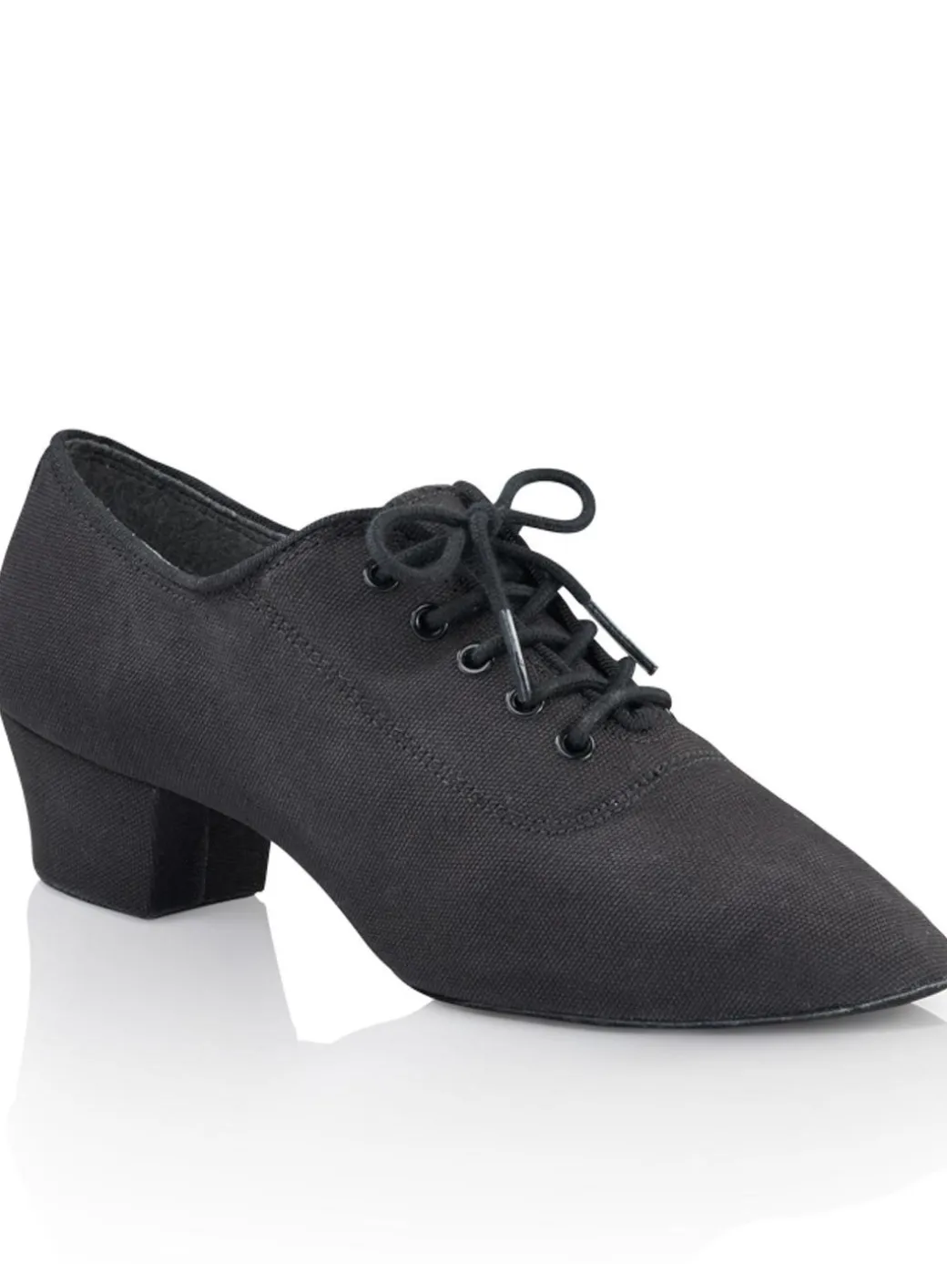 Capezio Lace Up Practice Ballroom Shoes with 1.25" Cuban Heel