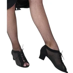 Capezio Peep Toe Mesh Upper Ballroom Shoes with 1.5" Heel