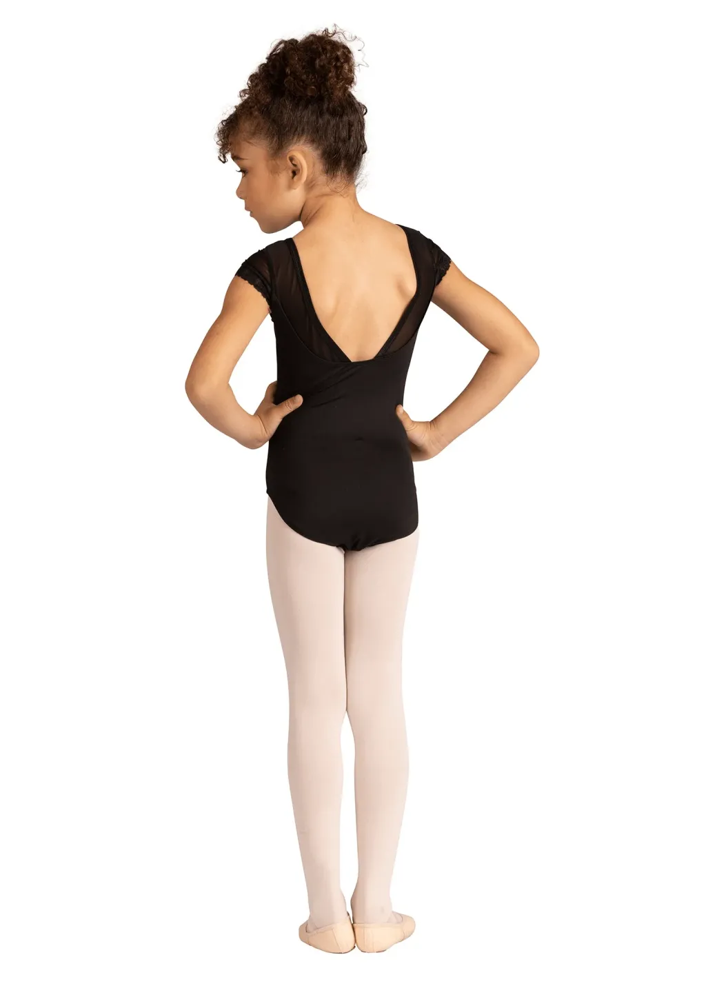 Danznmotion Girls Scarlett Cap Sleeve Leotard
