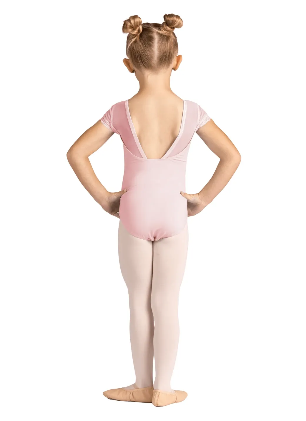 Danznmotion Girls Scarlett Cap Sleeve Leotard