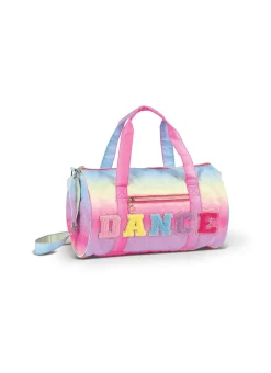 Danznmotion Quilted Heart Rainbow Duffle Bag