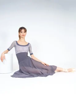DellaLo Afrodite CL 3/4 Sleeve Leotard