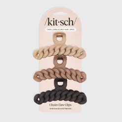 Eco-friendly Chain Claw Clip 3pc Set Neutral