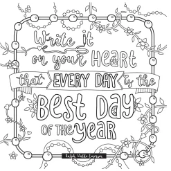 Encouragements: A Meditative Recovery Coloring Journal