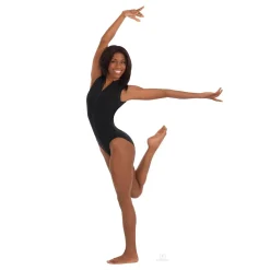 Eurotard Microfiber Zipper Front Leotard Adult