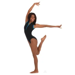 Eurotard Microfiber Zipper Front Leotard Adult