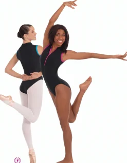 Eurotard Microfiber Zipper Front Leotard Adult