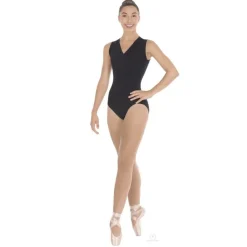 Eurotard Wrap Front Sleeveless Leotard in Performance Tactel Microfiber Adult