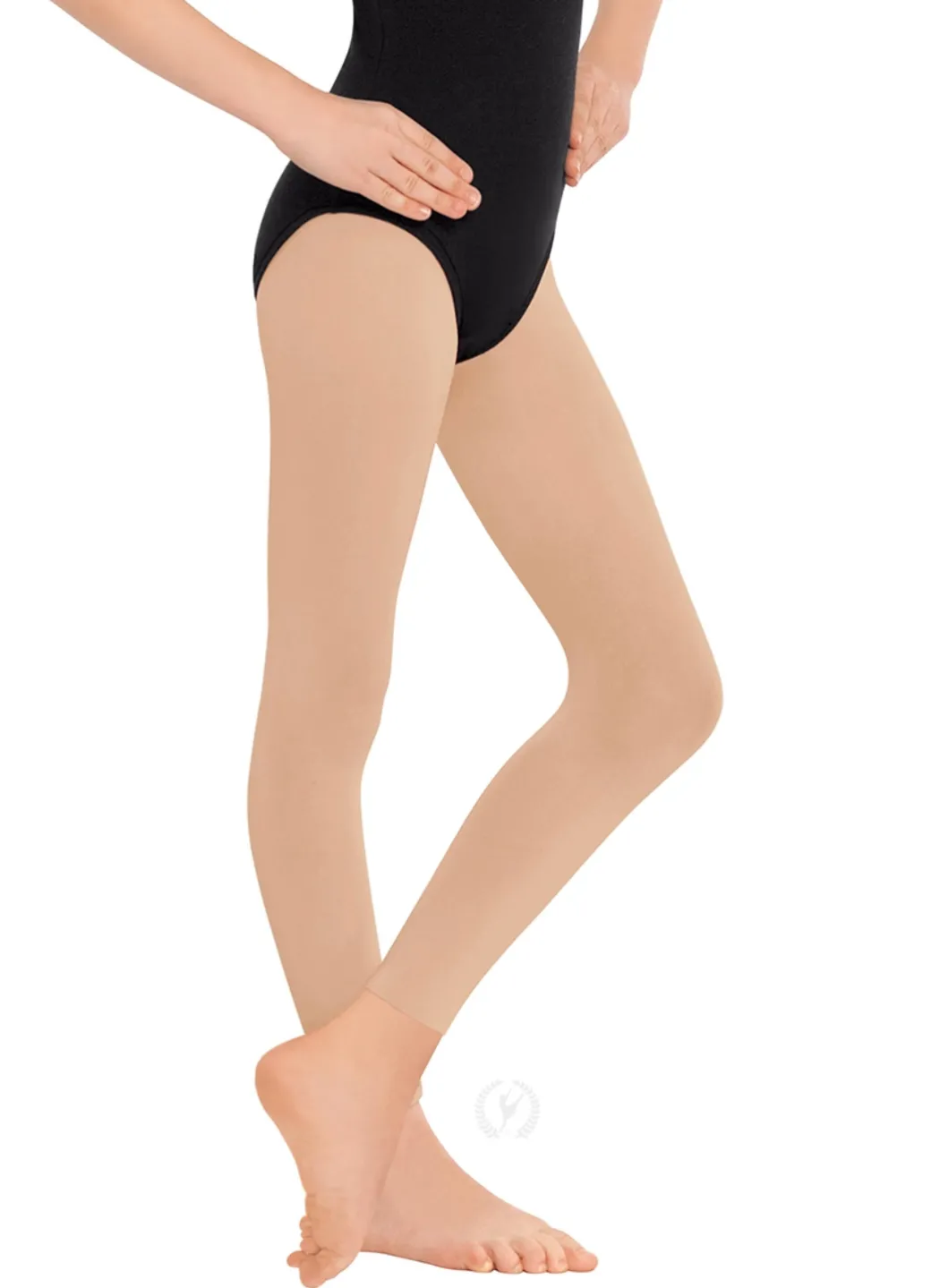 Eurotard EuroSkins True Non-Run Child Footless Tights