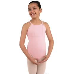 Eurotard Girls Cotton Lycra® Princess Seam to Empire Waist Camisole Leotard Child