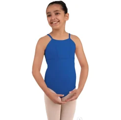 Eurotard Girls Cotton Lycra® Princess Seam to Empire Waist Camisole Leotard Child
