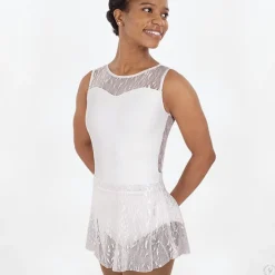 Eurotard Impression Mesh High Low Pull On Mini Ballet Skirt Adult