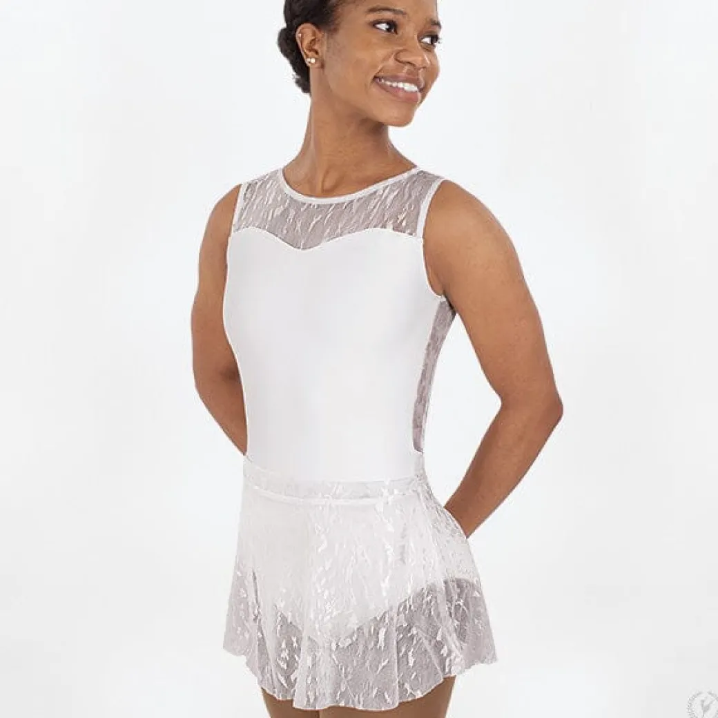 Eurotard Impression Mesh High Low Pull On Mini Ballet Skirt Adult