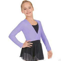 Eurotard Long Sleeve Cotton Lycra® Ballet Wrap Sweater Child