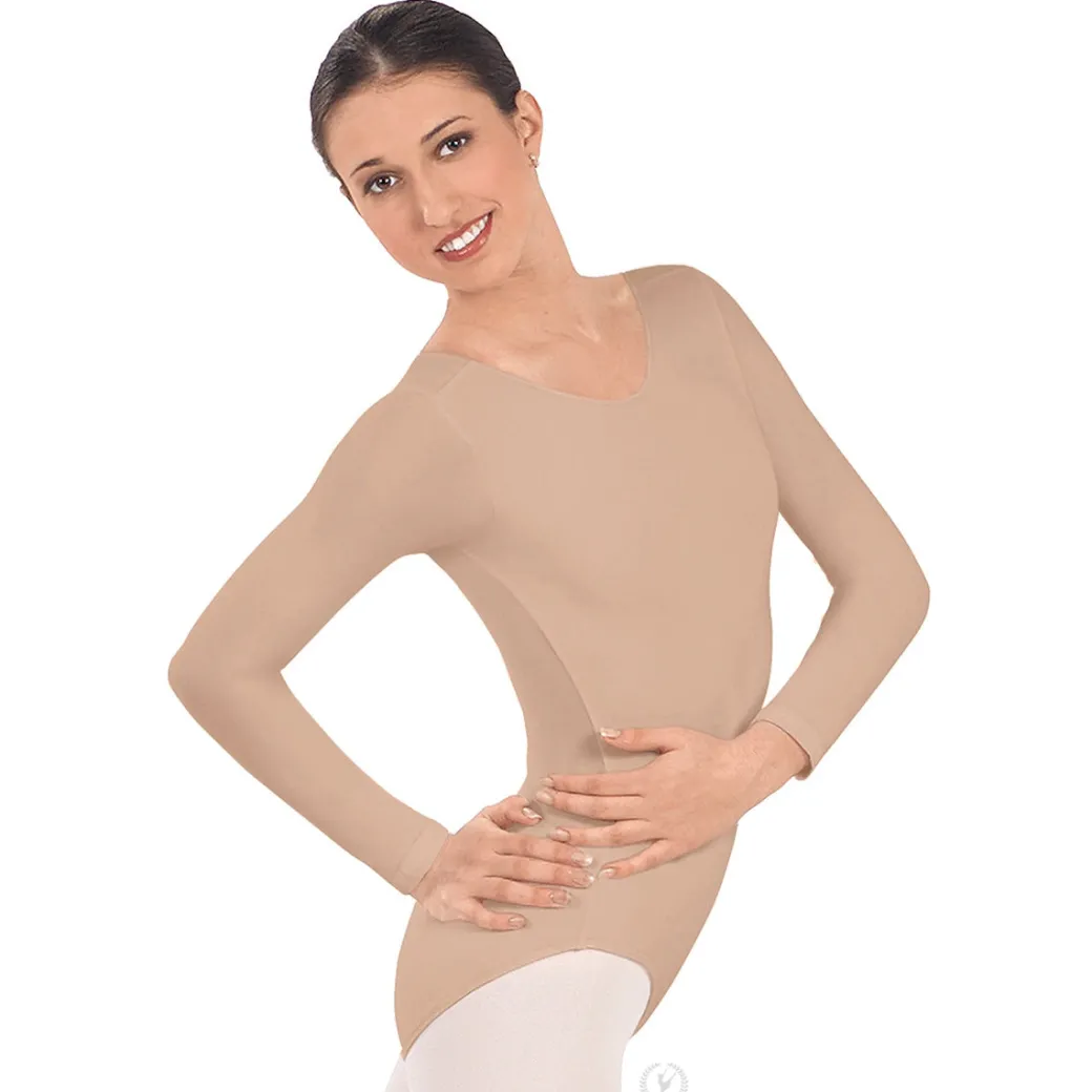 Eurotard Long Sleeve Cotton/Lycra Leotard Adult