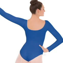 Eurotard Long Sleeve Cotton/Lycra Leotard Adult
