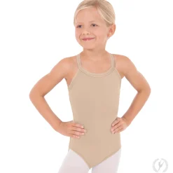 Eurotard Microfiber Camisole Leotard with Convertible Straps Child
