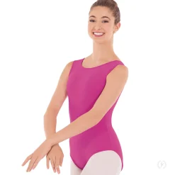 Eurotard Microfiber Leotard with Fully Lined Front Adult