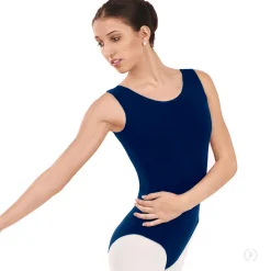 Eurotard Microfiber Leotard with Fully Lined Front Adult