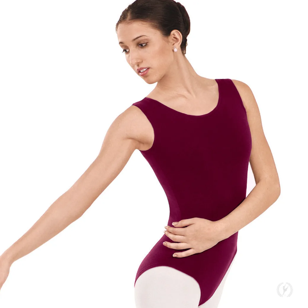 Eurotard Microfiber Leotard with Fully Lined Front Adult
