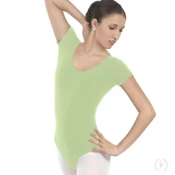 Eurotard Short Sleeve Cotton Leotard Adult