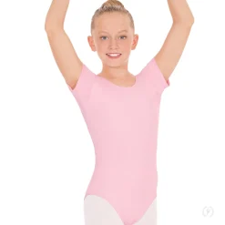 Eurotard Short Sleeve Microfiber Leotard Child
