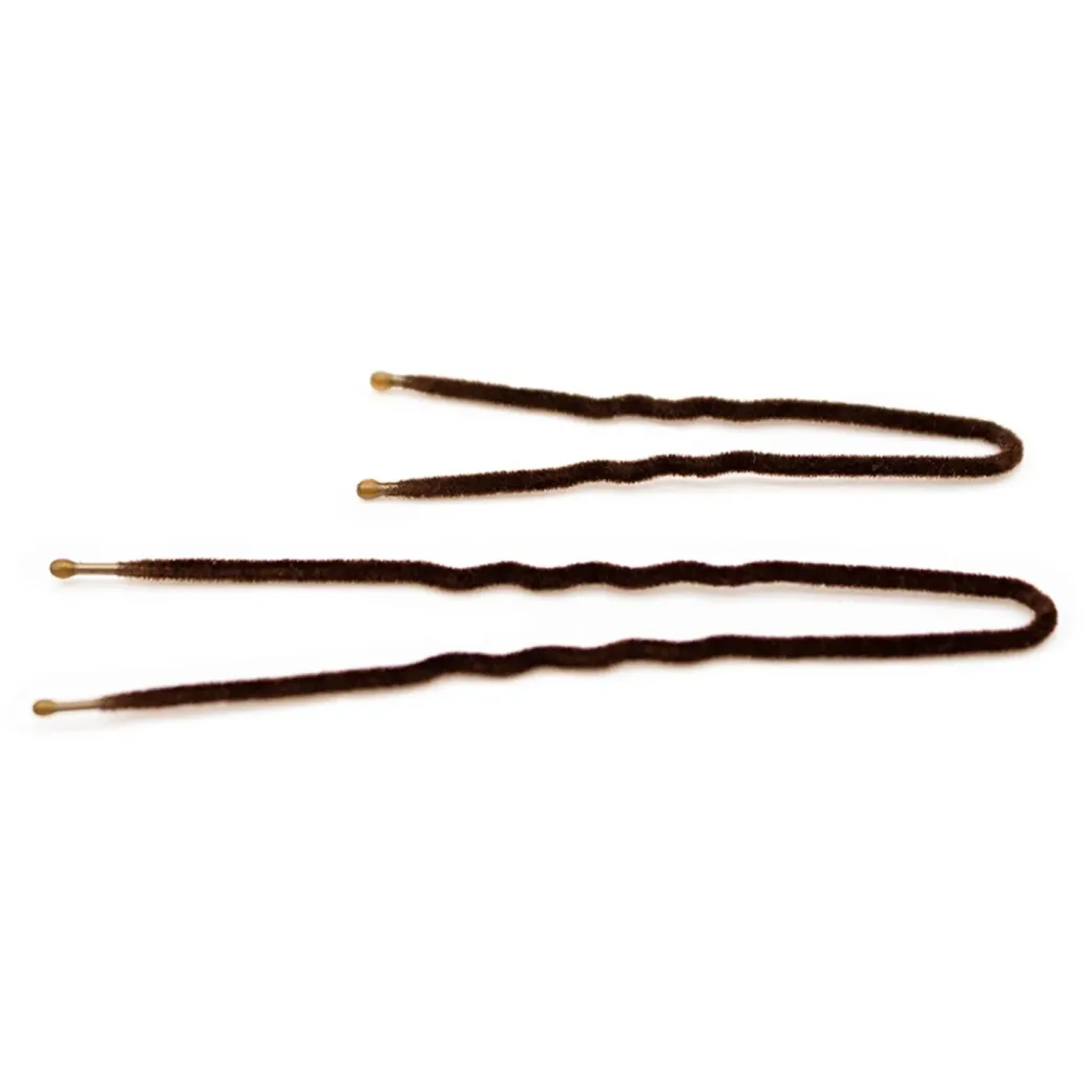 Frenchies Hairpin Brown