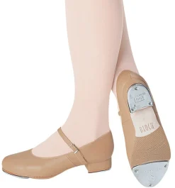 Girls Bloch Tap On Buckle Tap Shoe 1" Heel