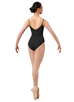 Mirella Chevron Rib Camisole Leotard