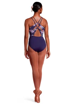 Mirella Double Strap Printed Camisole Leotard