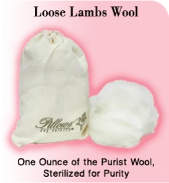 Pillows for Pointes Loose Lambs Wool