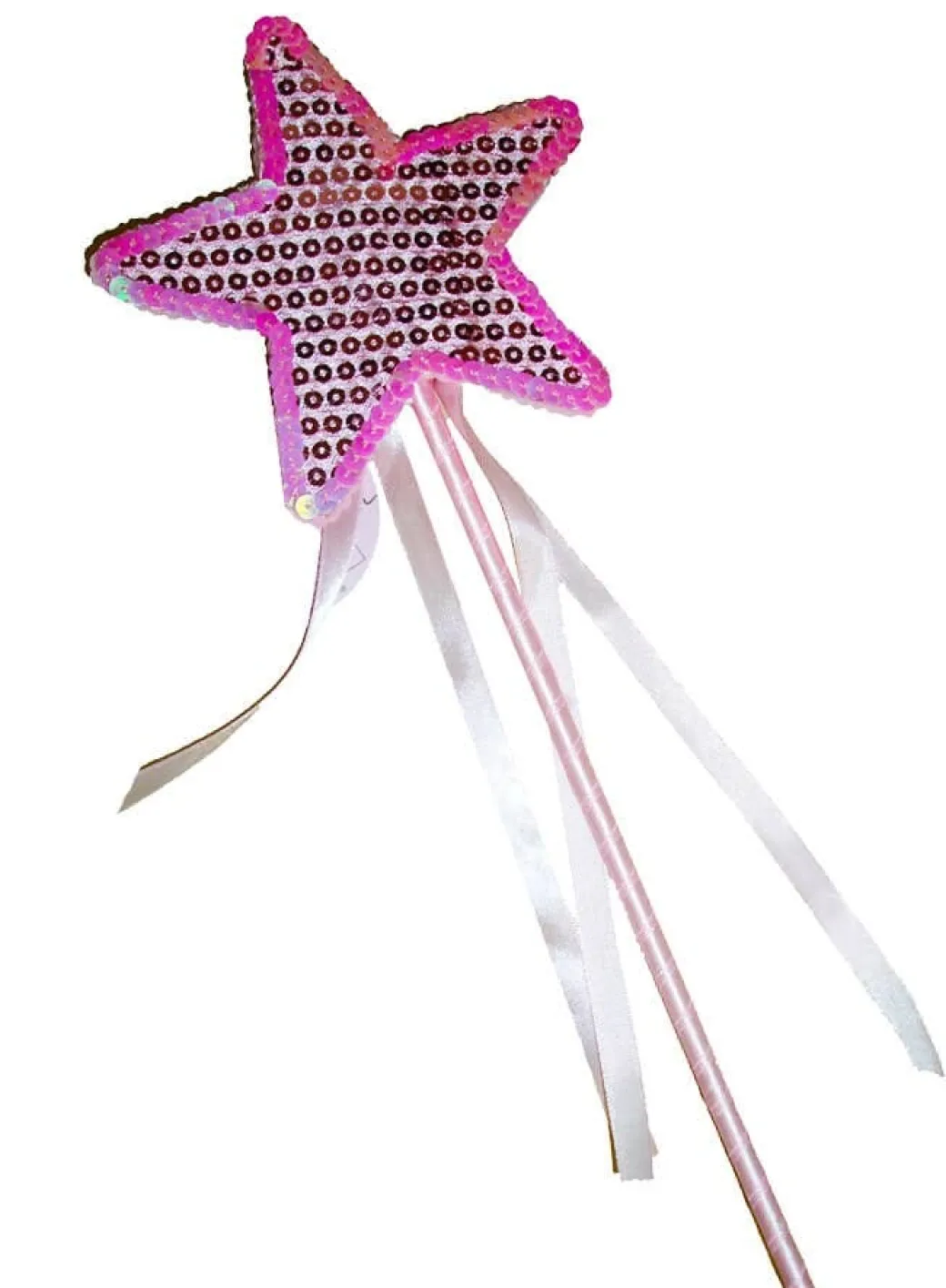 Pink Fancy Sequins Star and Ribons