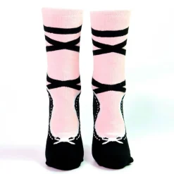 Pink Pointe Slipper Heavyweight Socks: Womens