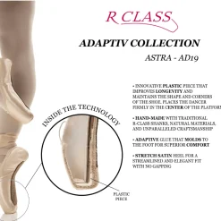 RClass Astra Pointe Shoe Medium Shank