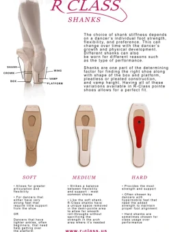RClass Legata Pointe Shoe Hard Shank