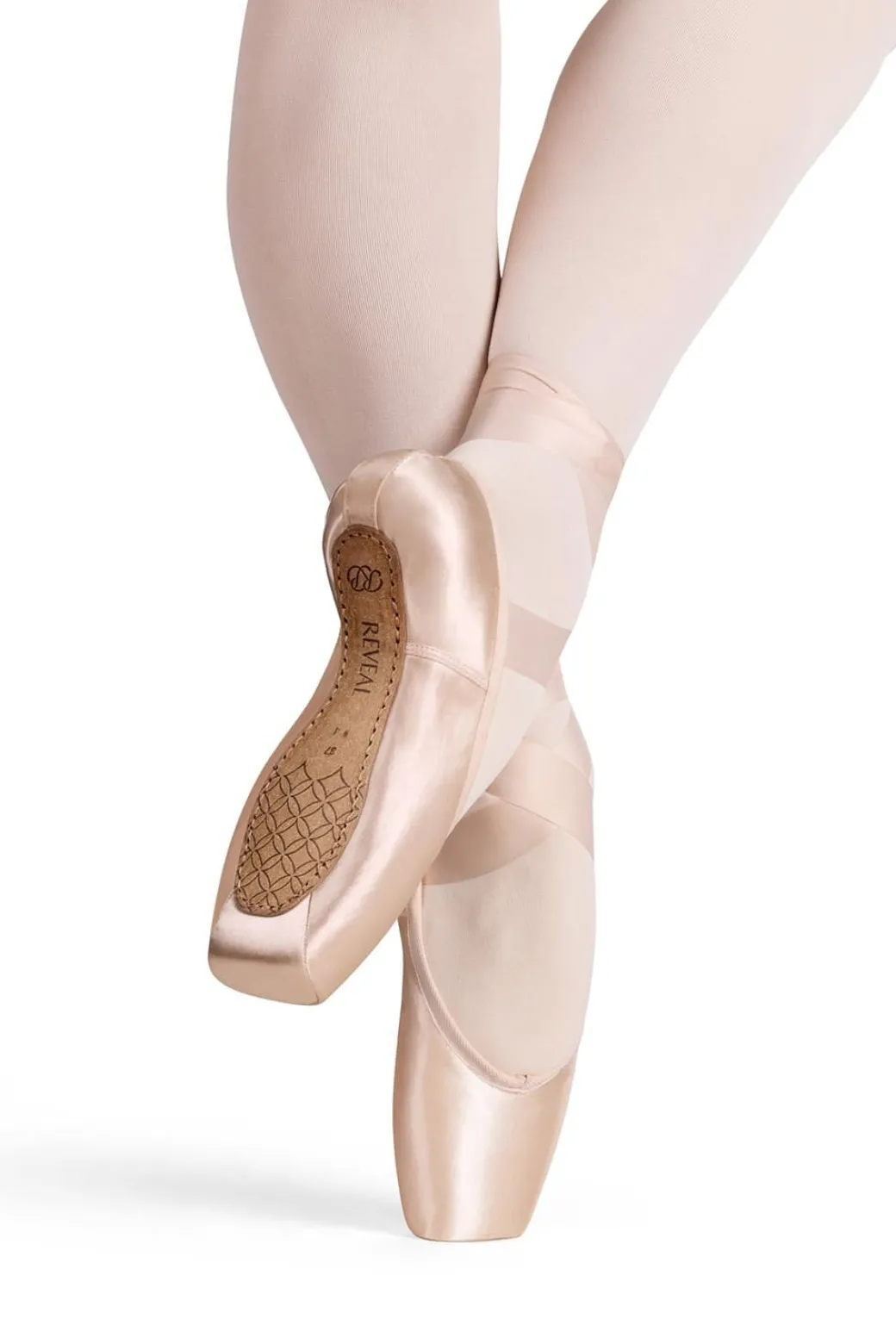 Russian Pointe Reveal U-Cut W/Drawstring Satin Tip Pointe Shoe