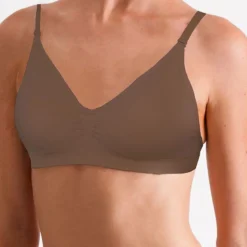 Silky Dance Seamless Clear Back Bra w/ Removable Pads