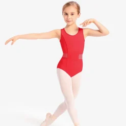 So Danca Eva Tank Leotard with Mesh Inserts Child